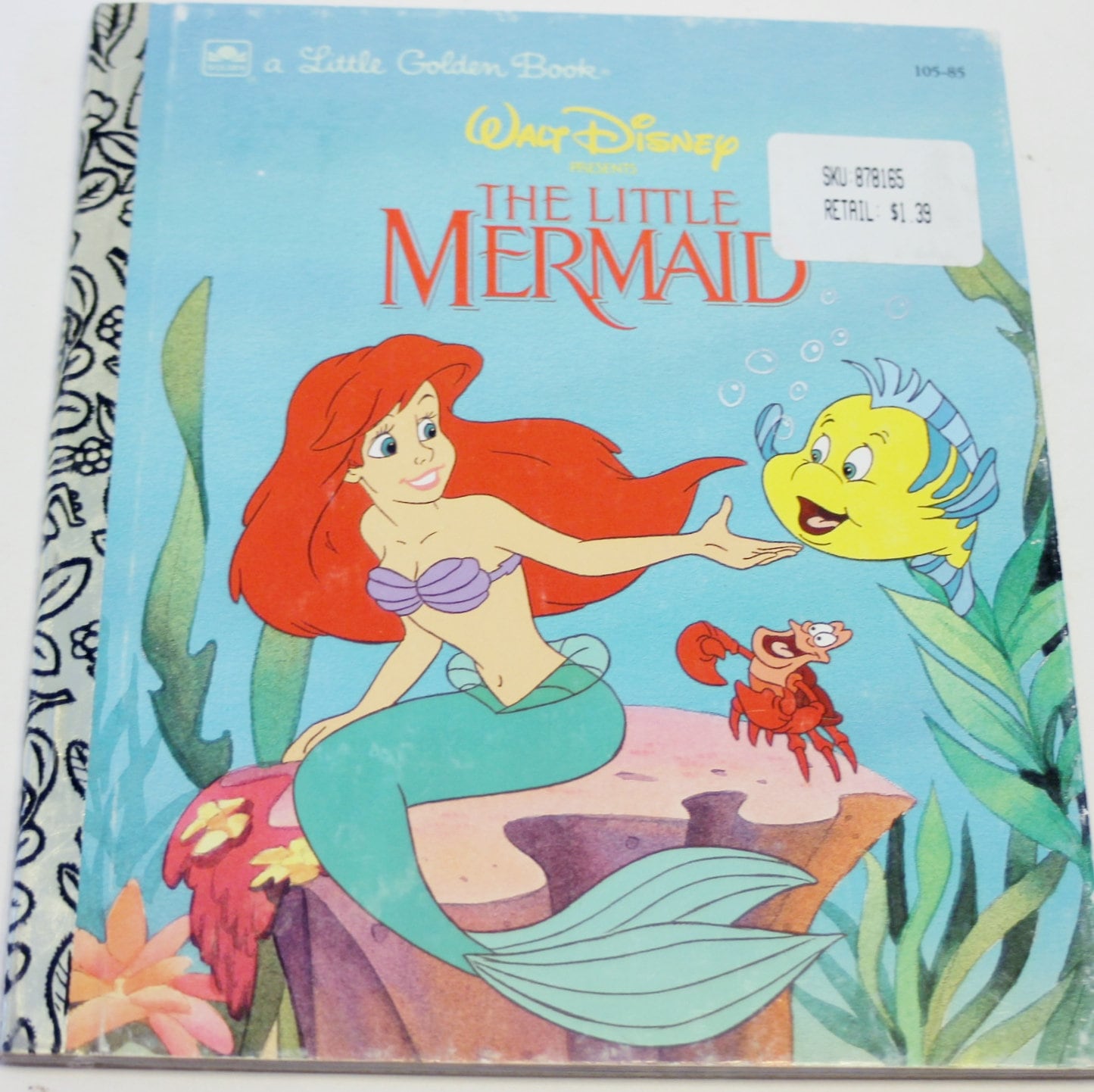 Walt Disney's The Little Mermaid A Little Golden Book Etsy
