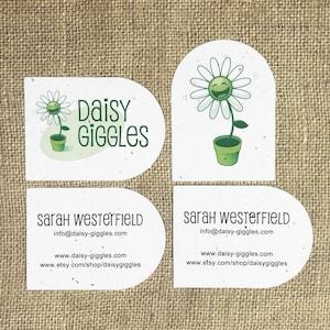 Arch Business Cards Plantable Wildflower Seeded Recycled Paper - Set of 40