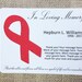 HIV AIDS Awareness Red Ribbon Memorial Plantable Seed Recycled - Etsy