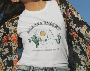 Arizona desert Unisex t-shirt, Grand Canyon shirt, Cactus shirt, Wild West aesthetic shirt, Desert shirt, Phoenix shirt, Arizona men shirt