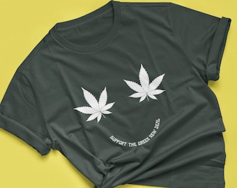 Weed Boob Shirt - Etsy UK
