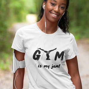 Gym is my jam Unisex T-Shirt, Gym shirt, Fitness shirt, Workout shirt, Gym rat shirt, Weightlifting shirt, Yoga shirt, Workout clothes