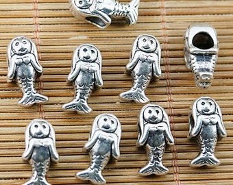 14pcs Tibetan Silver color Angel spacer beads EF0443