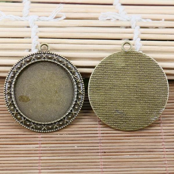 3pcs antiqued bronze heart shape photo frame G1542