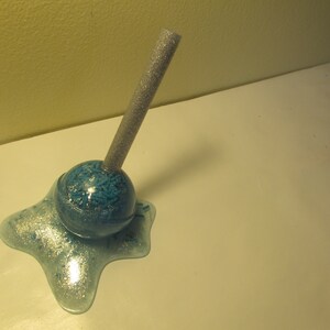 Melting Lollipop, Resin Lollipop Art, Unique Gift, Home Decor