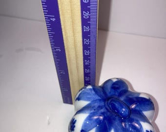 Porcelain Blue And White Trinket Box