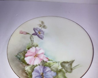 Porcelain Bavaria Hand Painted Small Plate 6"