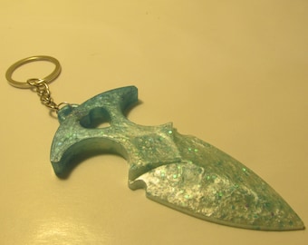 Resin Dagger Keychain