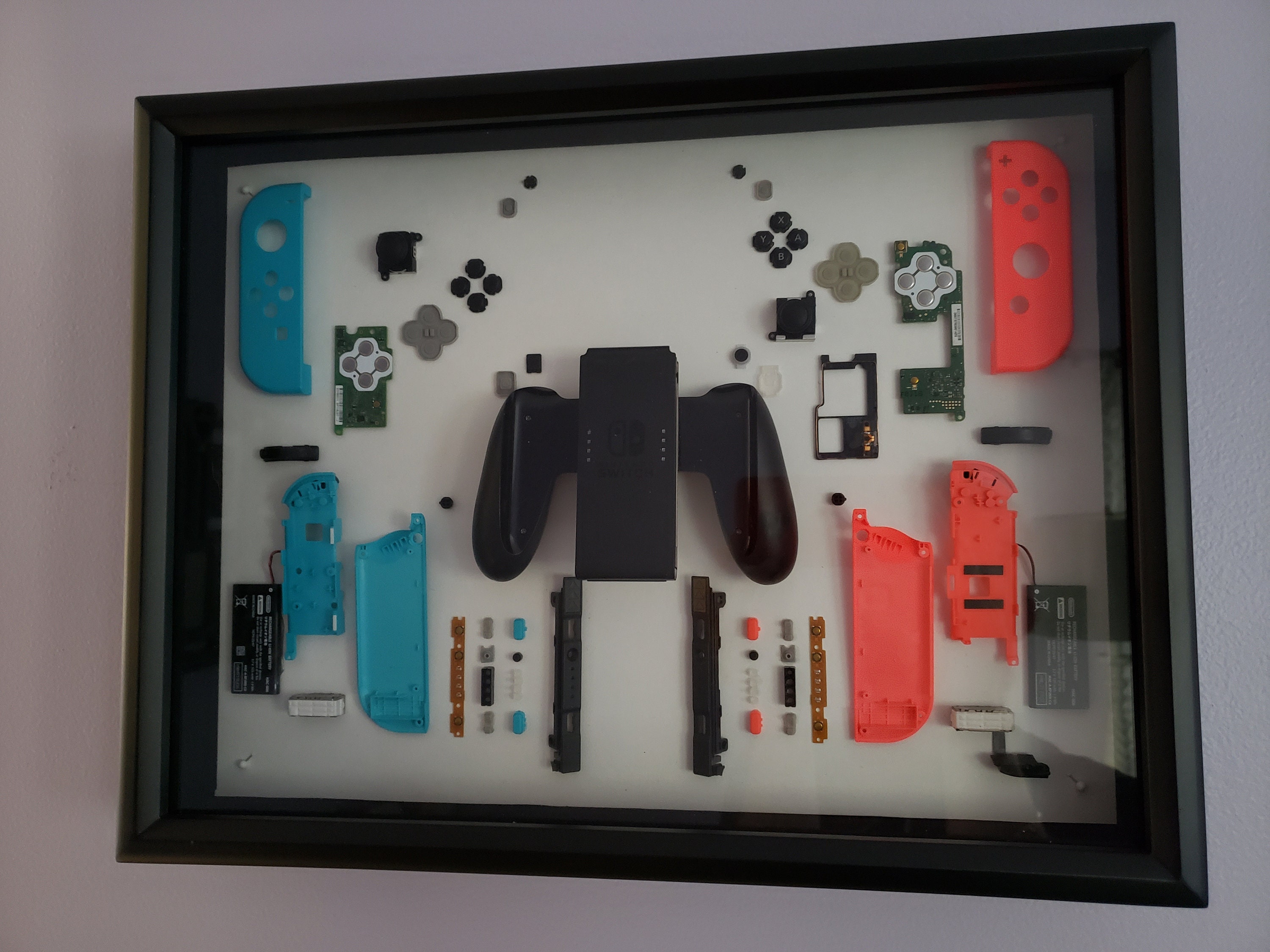 Nintendo Switch Joy-con Controllers - Inside View Black