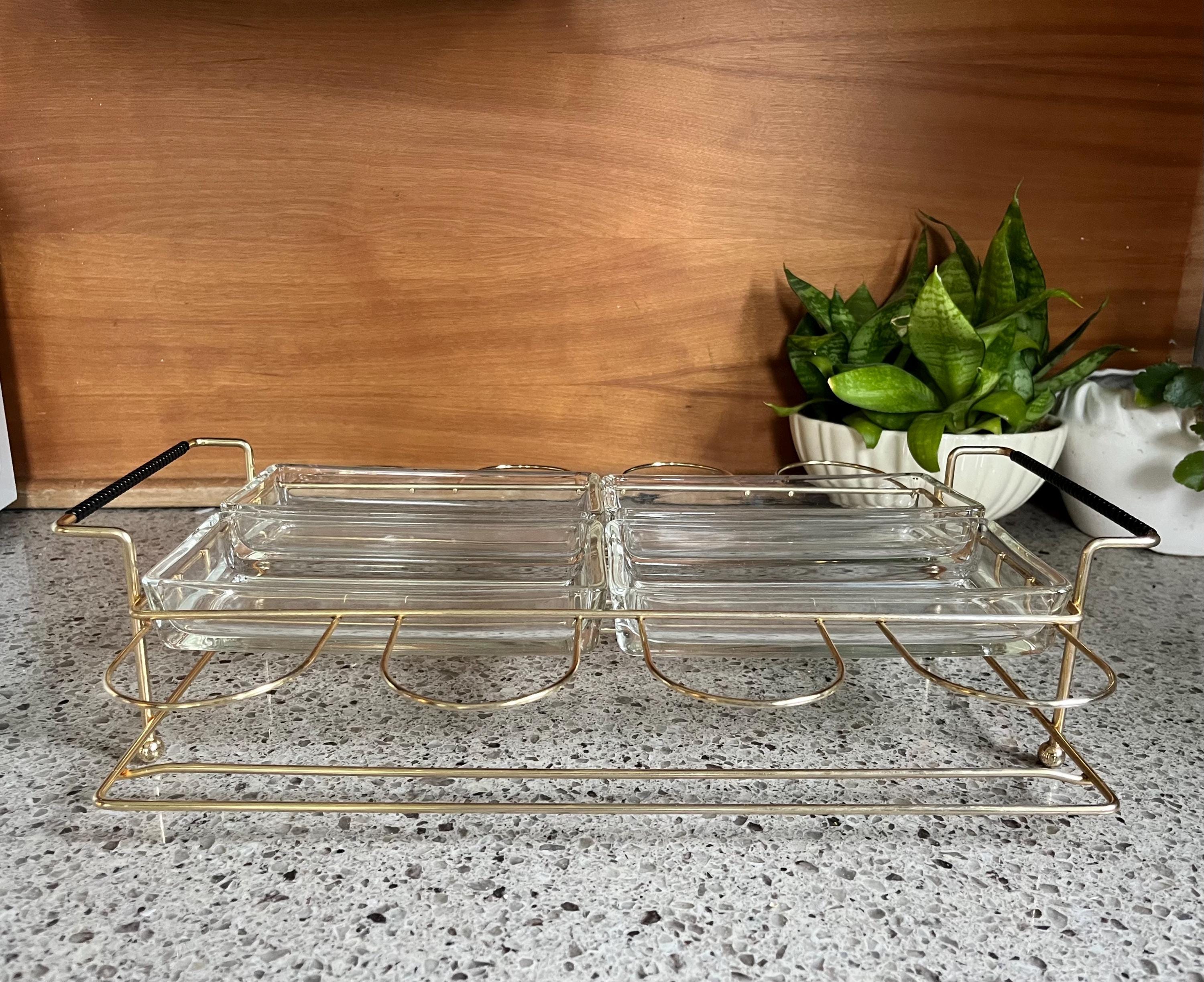 Mid Century Shot Glass Caddy - Etsy