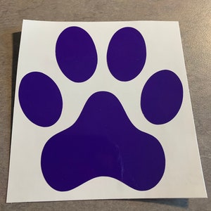 Paw Print Vinyl Decal