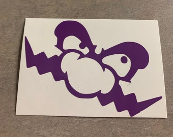 Super Mario Bros Inspired Wario Vinyl Decal