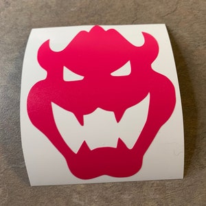 Super Mario Bros Inspired Bowser Vinyl Decal