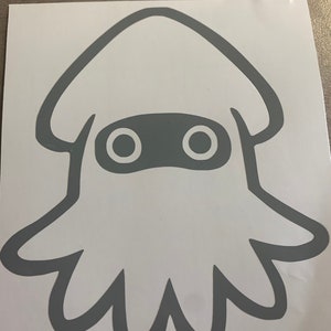 Super Mario Bros Inspired Blooper Vinyl Decal