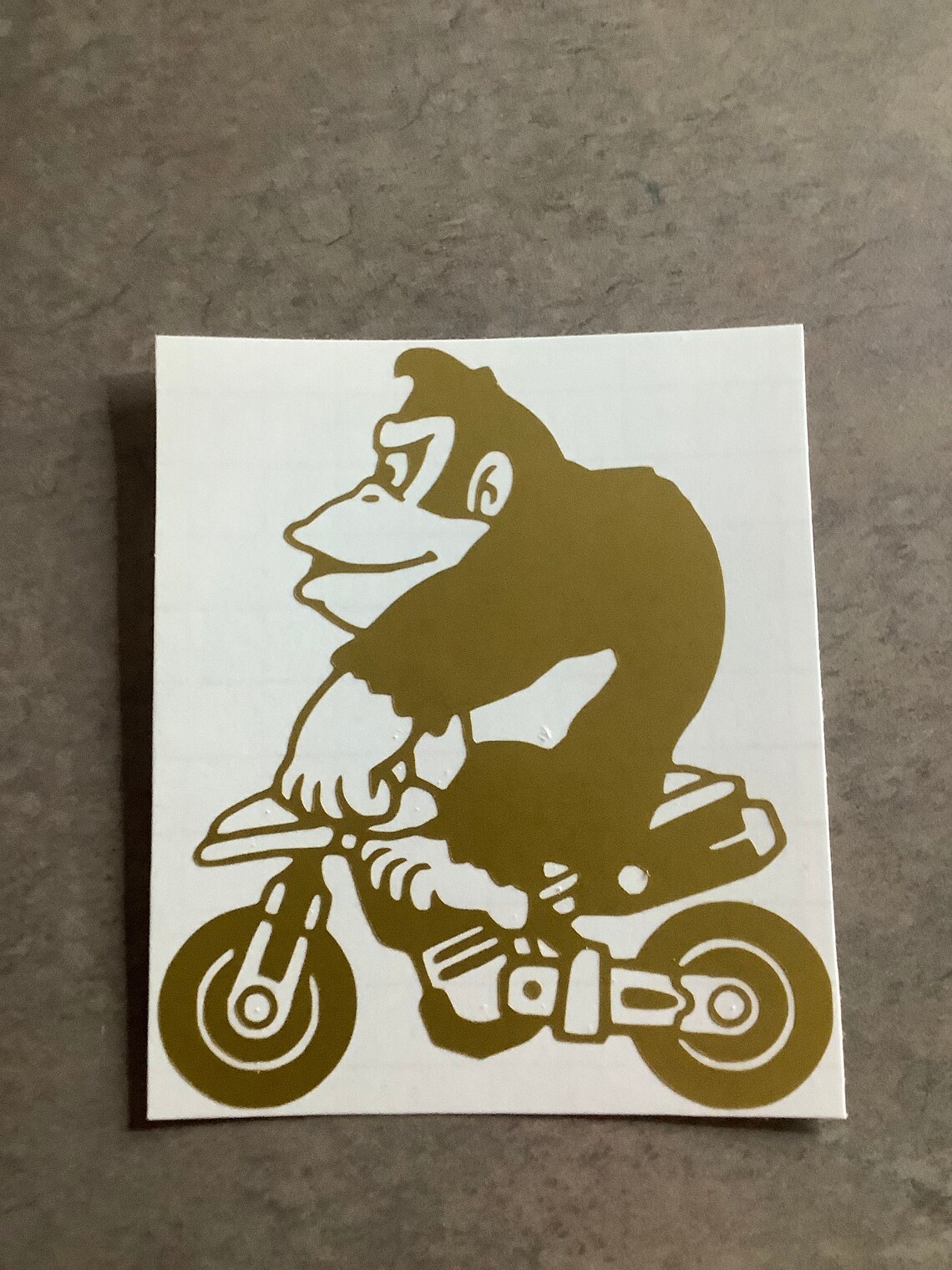 Mario Kart Inspired Donkey Kong Vinyl Decal - Etsy
