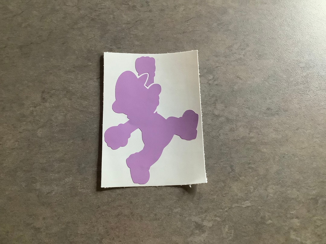 Super Mario Bros Inspired Mario Vinyl Decal Etsy Super Mario Bros Inspired Mario Vinyl Decal Etsy