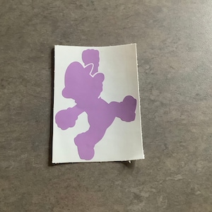Super Mario Bros Inspired Mario Vinyl Decal