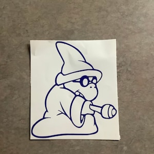 Super Mario Bros Inspired Kamikoopa Vinyl Decal