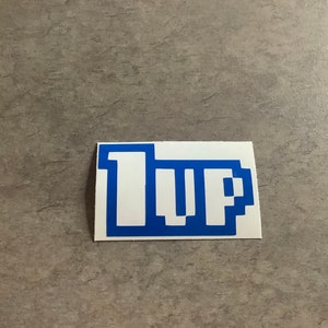 Super Mario Bros Inspired 1UP Vinyl Decal