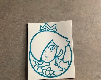 Super Mario Bros Inspired Rosalina Portrait Vinyl Decals