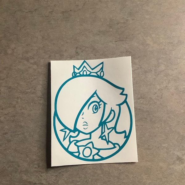 Super Mario Bros Inspired Rosalina Portrait Vinyl Decals