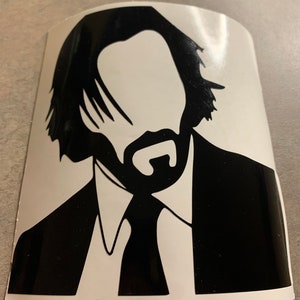 Keanu Reeves Inspired Vinyl Decal