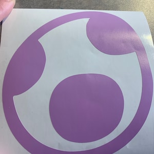 Super Mario Bros Inspired Yoshi Egg Vinyl Decal
