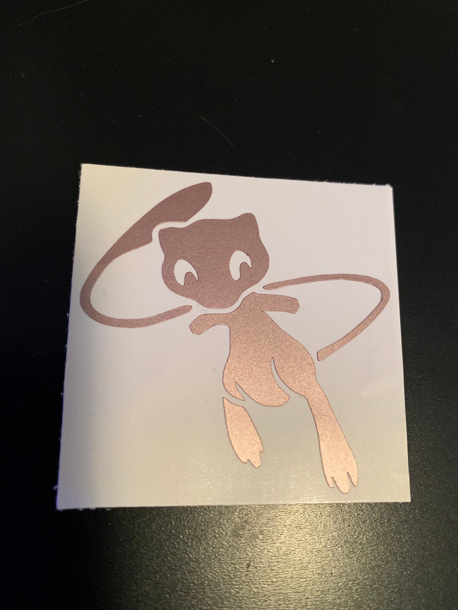 Pokémon Mew Silhouette Vinyl Decal Etsy