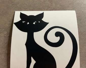 Halloween Cat Vinyl Decals