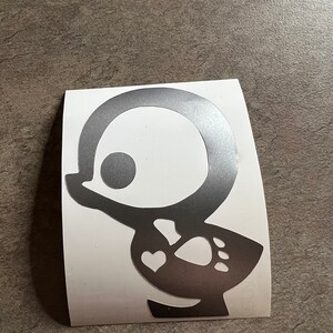 Duck Skeleton Vinyl Decal