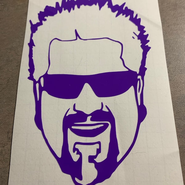 Guy Fieri Vinyl Decal