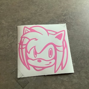 Amy the Hedgehog Inspired Logo Vinyl Decals