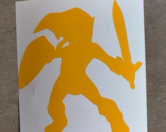 Legend of Zelda Inspired Link Silhouette Vinyl Decal