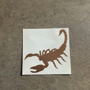 Scorpion Vinyl Decal