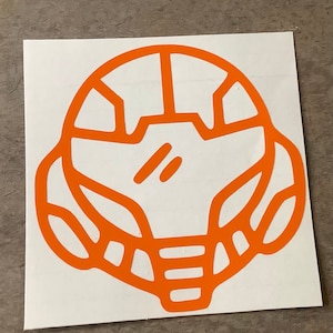 Nintendo Metroid Inspired Samus Vinyl Decal
