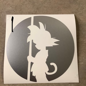 Dragon Ball Inspired Kid Goku Vinyl Decal