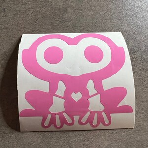 Frog Skeleton Vinyl Decal