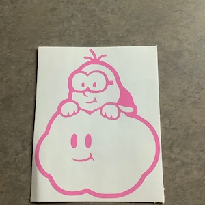 Super Mario Bros Inspired Lakitu Vinyl Decals