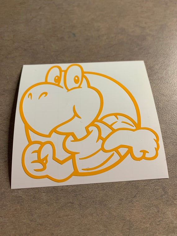 Super Mario Bros Inspired Koopa Troopa Portrait Vinyl Decals - Etsy