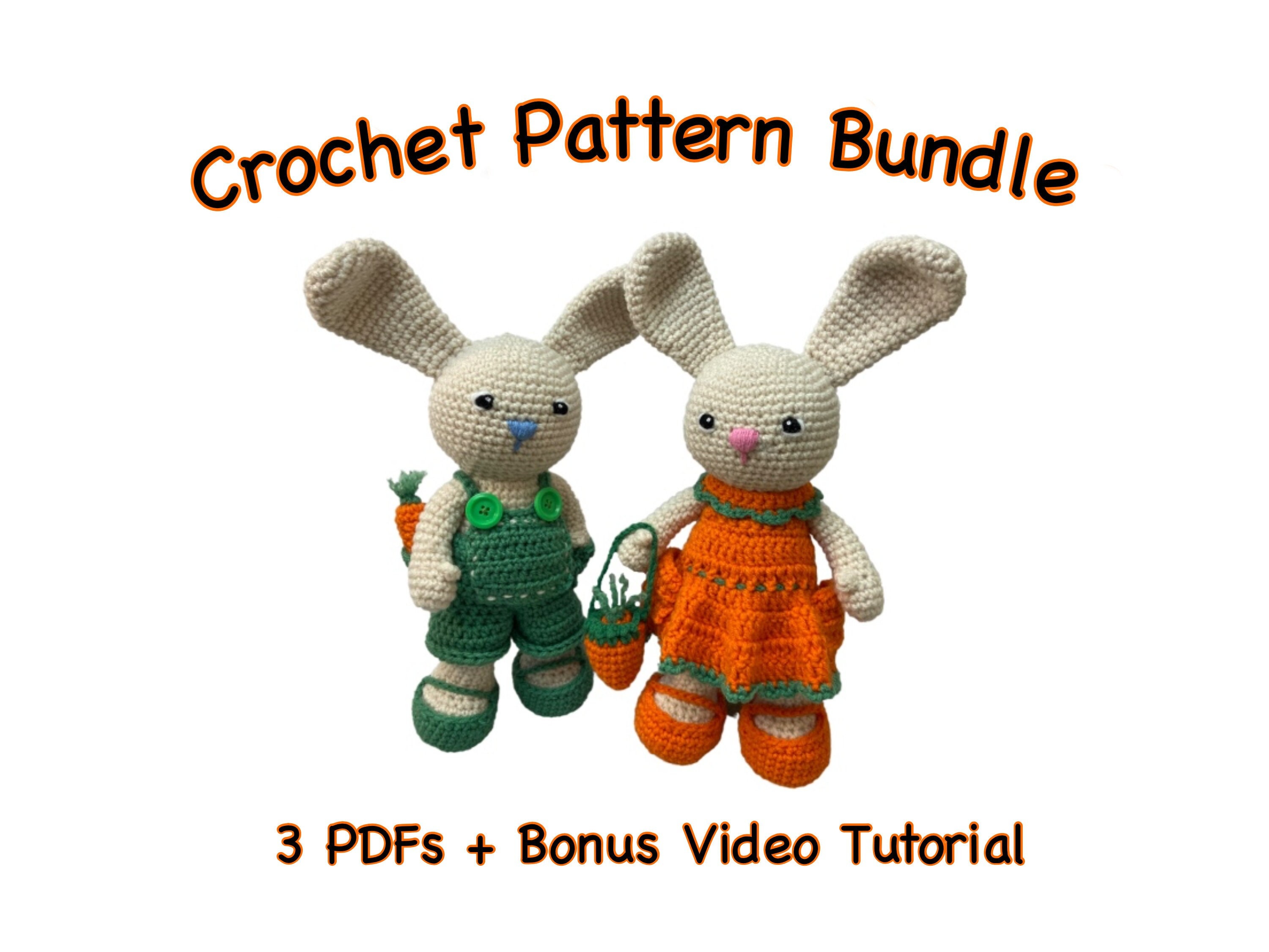 Crochet Dress Me Bunny Amigurumi Pattern
