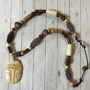 Ethnic Bone Necklace