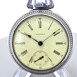 Waltham 18 size Pocket Watch, parts or repair