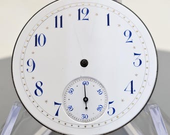 High Grade Agassiz Pocket Watch Movement - Runs