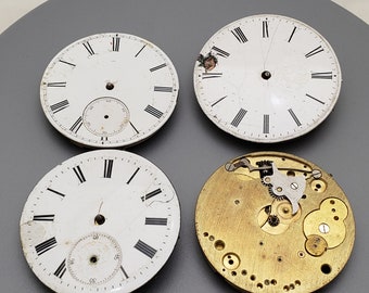 4 Swiss Cylinder Escapement Style Movements