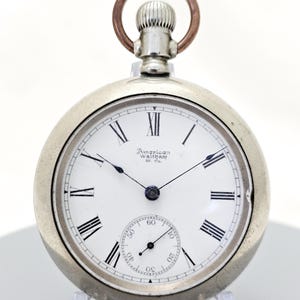 Waltham 18 size Pocket Watch, parts or repair