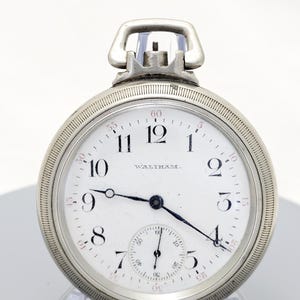 Waltham 16 size Pocket Watch, parts or repair