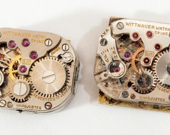 Matching pair of ladies Watch Movements- Wittnauer 5JN's