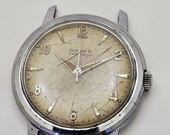 Gruen Precision Wrist Watch - runs