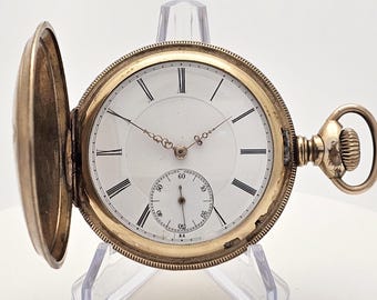 Reloj de bolsillo Julian Gallet & Cie de alta gama. Funciona.