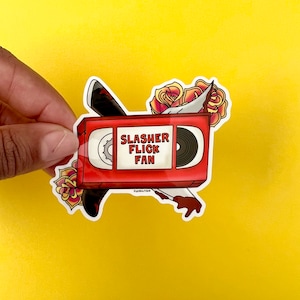 Slasher Horror Movie Sticker, Horror Movie Lover, Scary Movie Sticker, Halloween 2024, Slasher Film Sticker, Halloween Movie Vinyl Sticker